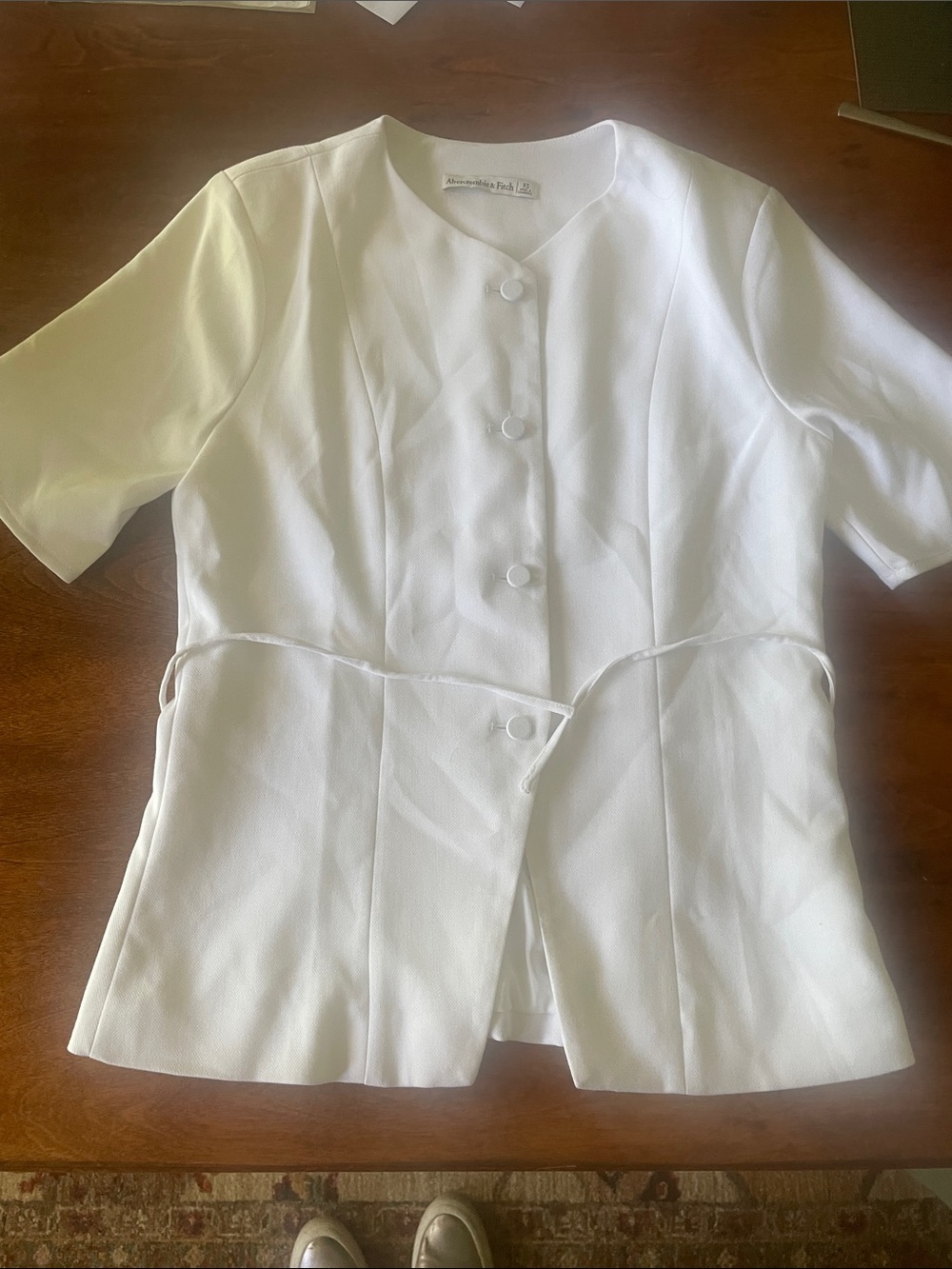Abercrombie & Fitch white blouse XS